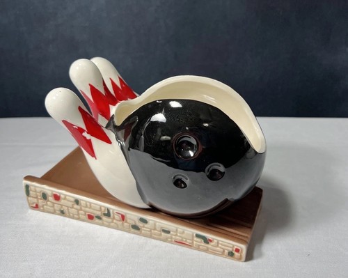 Pflanzgefäß „Rubens Original“ Japan Vintage Glossy Bowling „Strike“