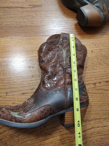 Ariat Dahlia Floral Cowgirl Westernstiefel Damen 7.5B 10008781 Braun Leder - Bild 15 von 17