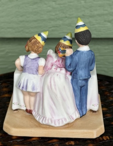 1984 BIRTHDAY PARTY FIGURINE BY NORMAN ROCKWELL  PREOWNED - Picture 4 of 7