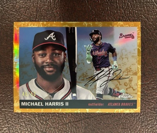 Michael Harris II 2025 Topps Chrome Michael Harris II #9 Refractor