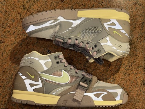 DS Nike Air Trainer 1 SP Gris Claro Humo/Rocío Miel DH7338-002 Para hombres EE. UU. Talla 13 - Imagen 21 de 24