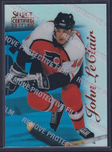 1996 Select Certified John Leclair [Mirror Blue] #33 card