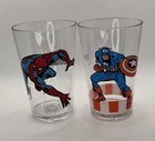 2 Pottery Barn Kids Cups Captain America Spider Man 2011