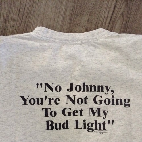 Vintage 1995 I Love You Man Budweiser T-Shirt But You're Not Getting My Bud Light XXL - Bild 7 von 8