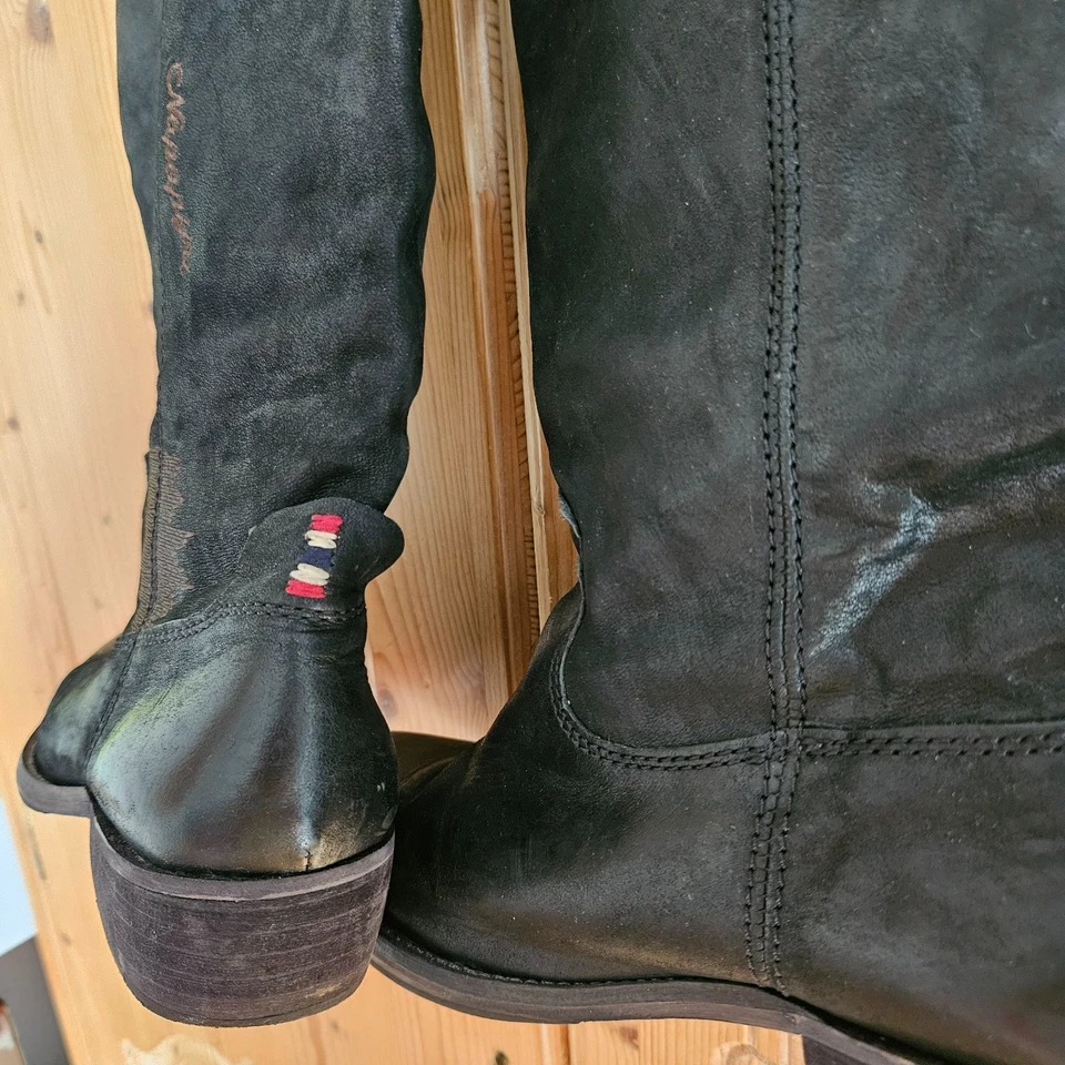 NAPAPIJRI * Lederstiefel * Größe 38 wie 37,5 * schwarz - Bild 3 von 4