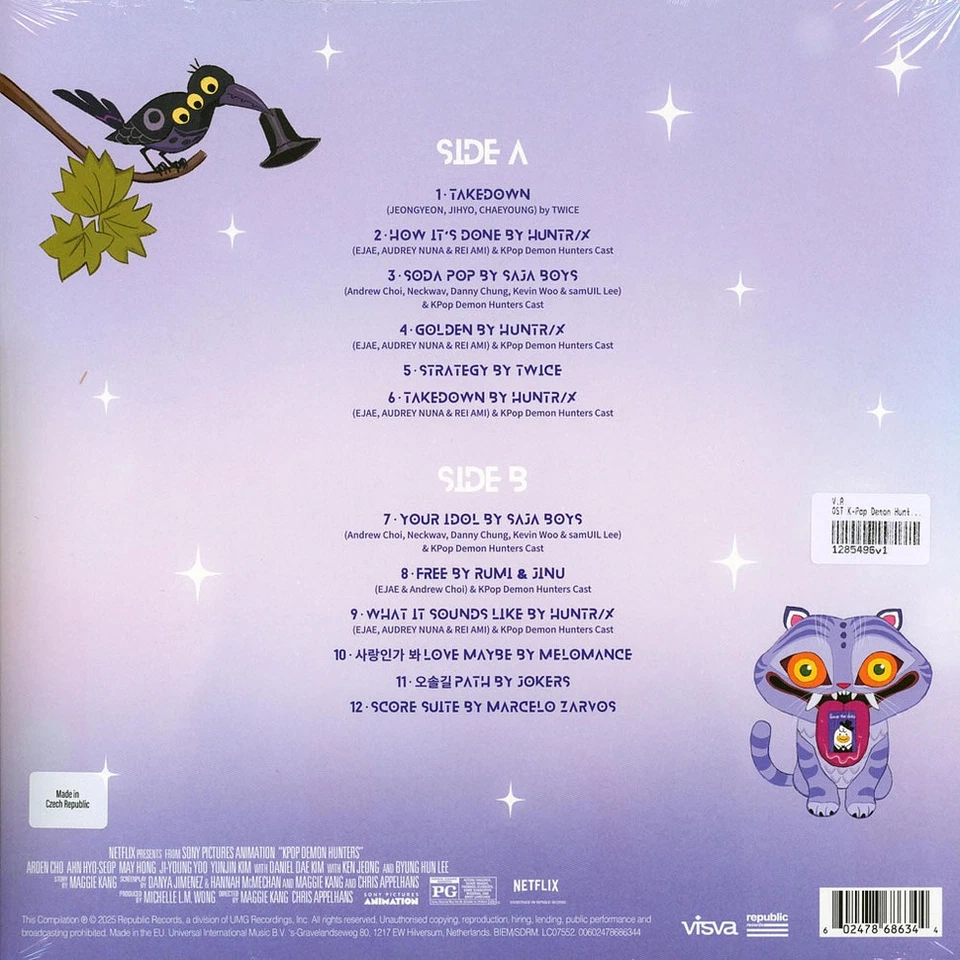 V.A. - OST K-Pop Demon Hunters Ost From The Netflix (Vinyl LP - 2025 - Original) - Bild 2 von 2