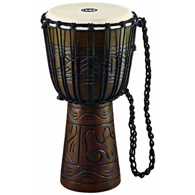 Meinl Percussion HDJ17-M - Headliner Rope Tuned Artifact Series Djembe Medium...
