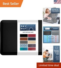 Durable Waterproof Anti-Fatigue Mat 20  x32  - Non-Slip Comfort for Home  Garage