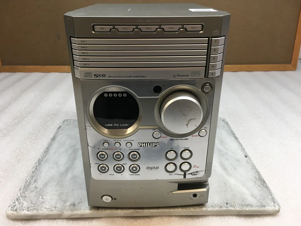 Panasonic MCM530/37 5CD MCM53 Micro System USB PC Link NO REMOTE TESTED - Image 2 of 4