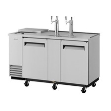 Turbo Air 69 in 2 Tower S/S Super Deluxe Club Top Draft Beer Dispenser