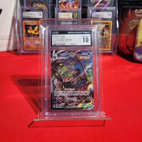 2021 Pokémon Umbreon VMAX Holo 095/203 • CGC 10 Gem MINT (Evolving Skies)
