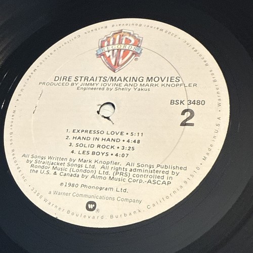 Dire Straits "Making Movies" 1980 Warner BSK 3480 EX Vinyl Record - 第 10/13 張圖片