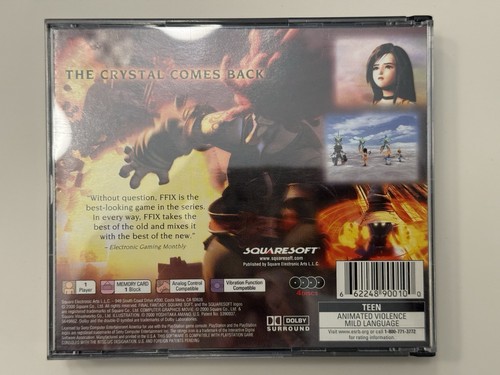 Final Fantasy IX (Sony PlayStation 1, 2000) Black Label - CIB - Kostenloser Versand - Bild 2 von 5