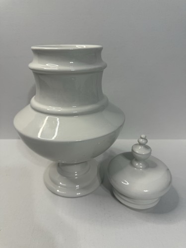 Mancioli Raymor Contenitore con Coperchio in Porcellana Bianca Made In Italy - Foto 3 di 6