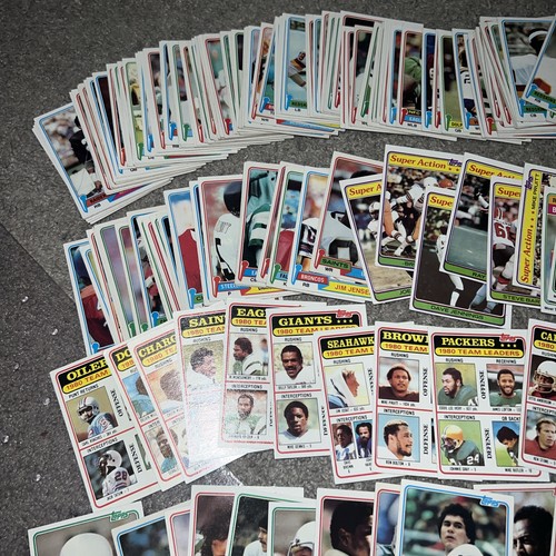 HUGE Vintage 1981 Topps Football Card Lot Over 200 HOF RC L@@k - Bild 2 von 5