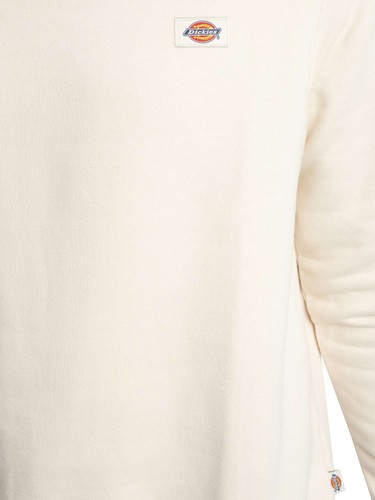 Dickies Men's Oakport Sweatshirt, Beige - Picture 4 of 6