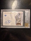 2008-09 Press Pass Legends All American Autographs 19/50 9 10 Grade HOF ON CARD