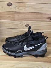 Nike Force Trout 9 Elite MCS Baseball Cleats Black/Silver FZ0884-001 Size 10