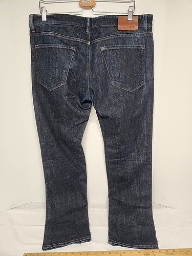 Jeans Hugo Boss Elasticizzato Uomo 36x32 Blu Denim Regular Fit Ottime Condizioni - Foto 5 di 11