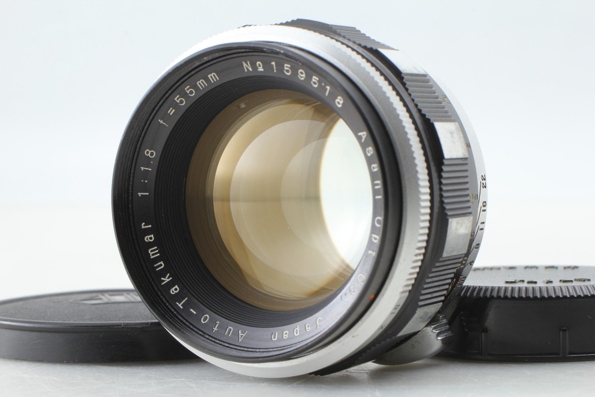 Zebra [N Mint] Asahi Pentax Auto Takumar 55mm f/1.8 Lens for