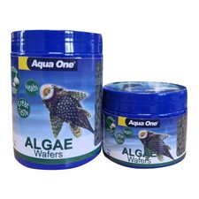 Aqua One Algae Wafer with Spirulina & Garlic Daily Sinking Wafer Food 2 Sizes