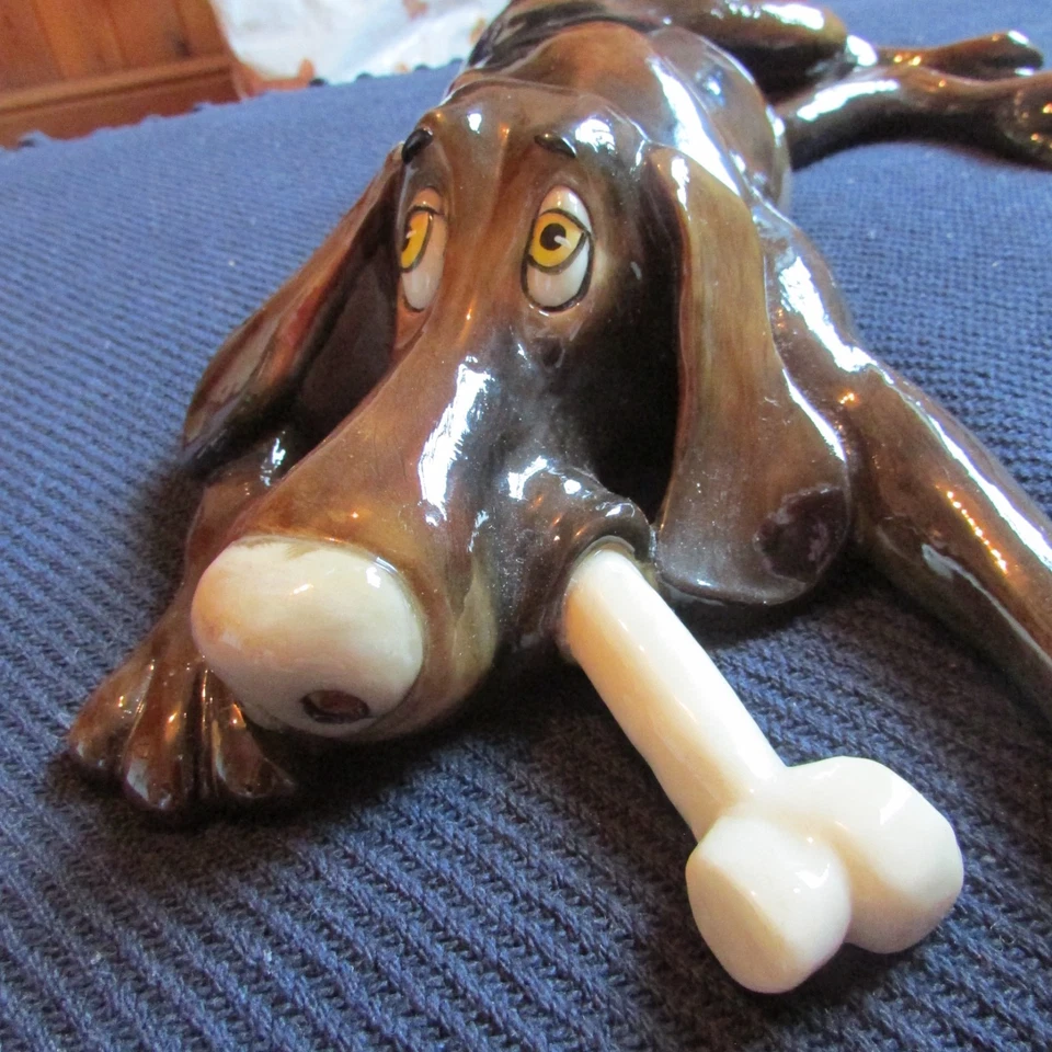 Pets With Personality Arora Design Bubba Figurine Fabulous Condition Hound Dog - Image 3 of 4