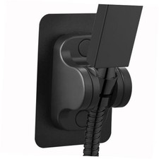 Self-Adhesive Shower Holder - Adjustable Waterproof Holder for Matte Black