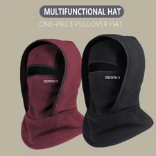 Winter unisex High Quality Fleece Balaclava Thermal Face Mask Hat for Motorcycle