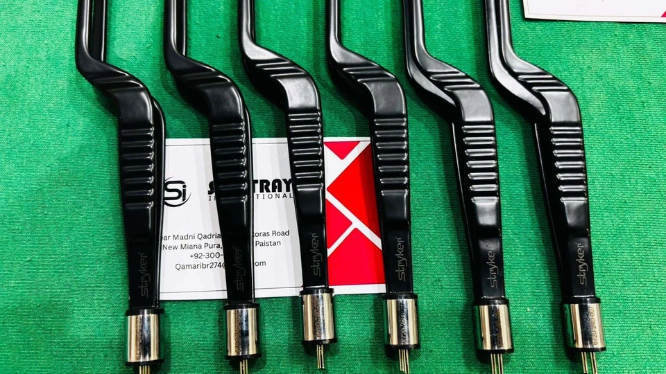 Juego de 6 pinzas de bayoneta bipolares antiadherentes Stryker SilverGlide 6720-240-007 Foto 2 de 4