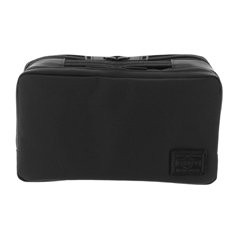 PORTER YOSHIDA TASCHE 695-05766 VIEW Beutel Schwarz Nylon Doppelreißverschluss Japan - Bild 2 von 7