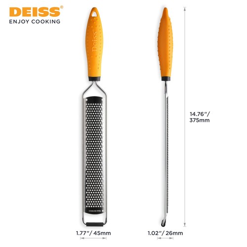 Grattugia PRO Citrus Lemon Zester & Cheese - Parmigiano Formaggio, Limone, Zenzero, Gar... - Foto 9 di 9