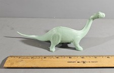 VINTAGE MARX PREHISTORIC PLAYSET ACCESSORY BRONTOSAURUS SEAFOAM DINOSAUR