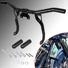 US Front Engine Guard Crash Bars For Harley Street Glide Road King CVO 2014-2024