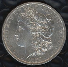 1882-O MORGAN SILVER DOLLAR ~ ABOUT UNCIRCULATED CONDITION ~ 1c START