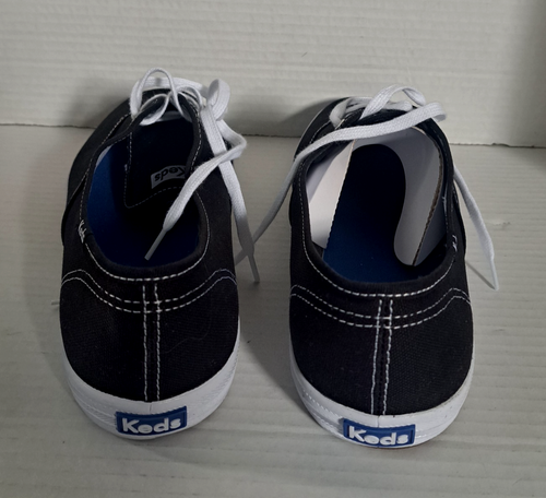 Keds Champion Originals Lace Up Slip on Women's Shoe, Black Color - Picture 7 of 11