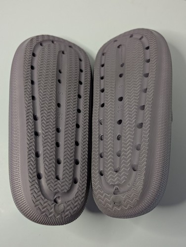 Sandalias CUSHIONAIRE Pluma Nube Recuperación Tobogán Para Mujer Talla 9 Púrpura - Imagen 8 de 8