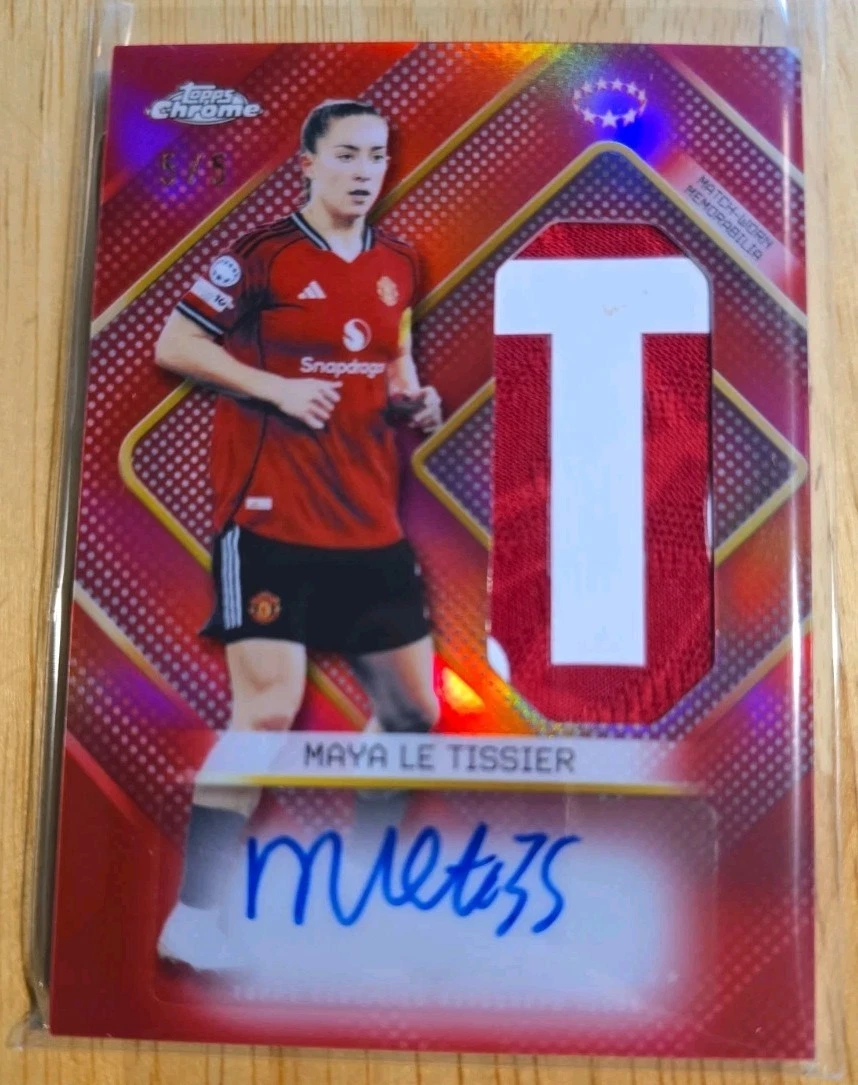 Topps Soccer Manchester United Autographed Sports Trading Cards