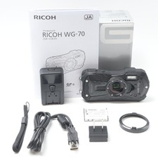 RICOH WG-70 Black  16 MP Waterproof Digital Camera[Never Used]#5411