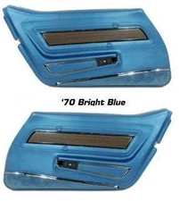 US MADE 1970 - 1977 Corvette Deluxe Door Panels in ALL Factory Colors C3 NEW