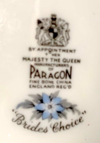 Rare Vintage Paragon Brides Choice 4 Cup 28 Ounce Teapot First Quality - Picture 12 of 15