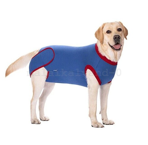 NEW Dog Surgery Recovery Suit Elasticity Surgical Calm Anti-Licking Vest XS-XXL - Picture 15 of 17