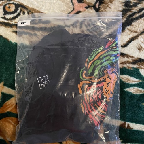 Lion Shirt Men 3XL Black Lightweight Casual Crew Neck Short Sleeve Workout Tee - Picture 7 of 7