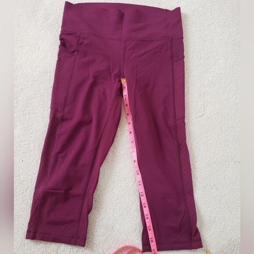 Lululemon Mind Over Miles Crop (17" ) Marvel sz8 - Picture 7 of 12