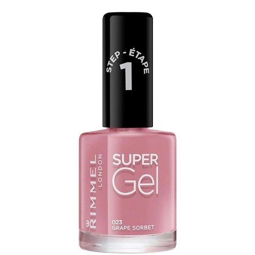 RIMMEL Super Gel High Shine Nail Polish 12ml - 023 Grape Sorbet *PACK OF 2* - Picture 2 of 5