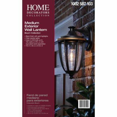 Home Decorators Wall Mount Led 1 Light Outdoor Lantern Sconce Seedy Glass Black - Home Decorators Collection Medium Exterior Wall Lantern Home Decorators Wall Mount Led 1 Light Outdoor Lantern Sconce Seedy Glass Black - Home Decorators Collection Medium Exterior Wall Lantern