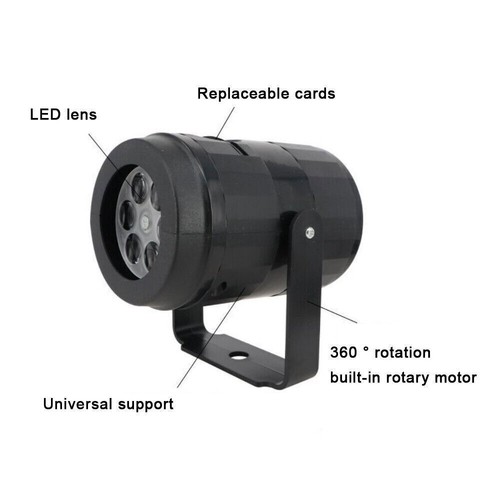 Christmas Party Lights Snowflake Laser Projector Led Stage Light Rotating Xmas - Bild 12 von 12