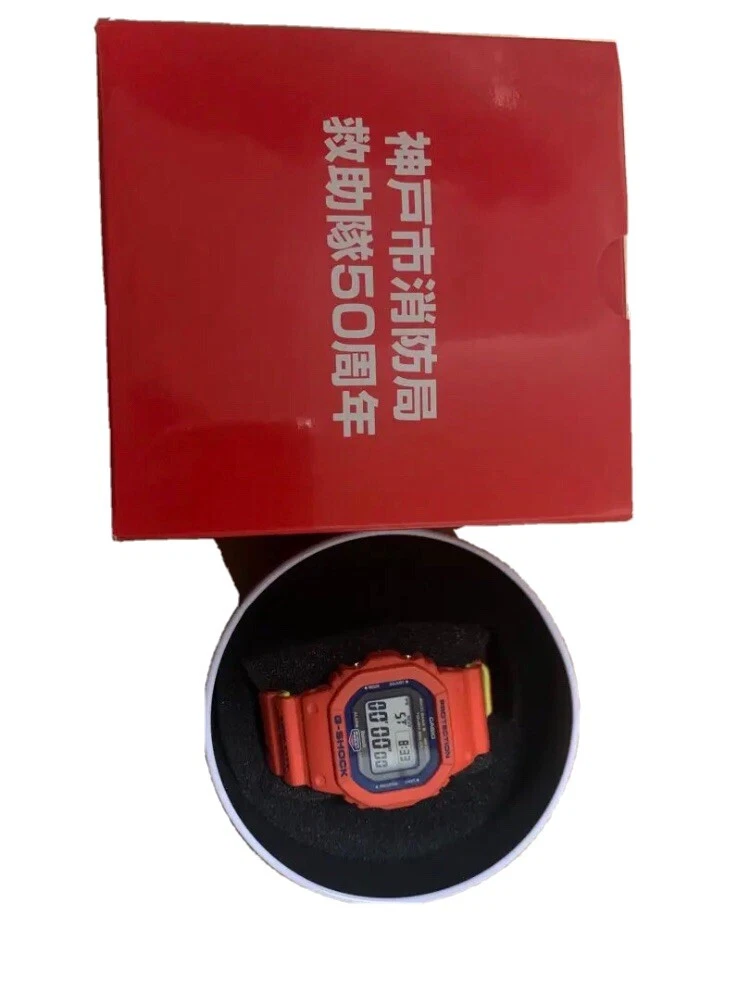 Casio G-shock Rangeman × Kobe City Fire Department gw- b5600fb - 4jr