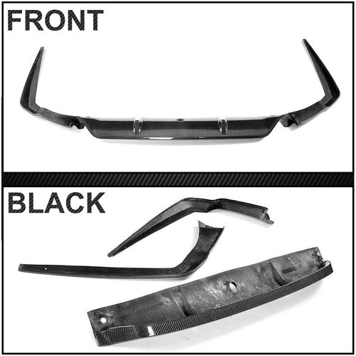 Difusor trasero de carbono parachoques trasero alerón para BMW G30 G38 paquete M 2017-2019 - Imagen 9 de 10