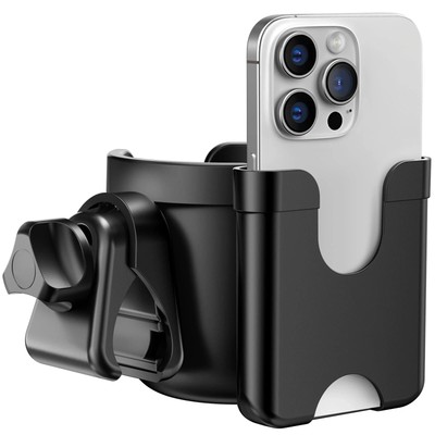 Cup Holder for Walker, Stroller Cup Holder Attachment with Phone Ho...