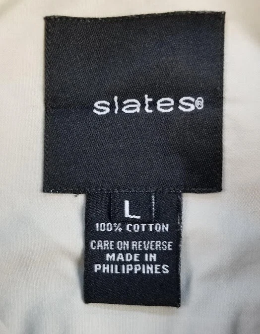 Camisa con botones Pizarras para hombre grande beige tostado manga corta bolsillos informal algodón Foto 4 de 4